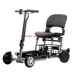 Scooter Adult 4 Wheel Handicapped Automatic Folding Travel Portable Electric Mobility