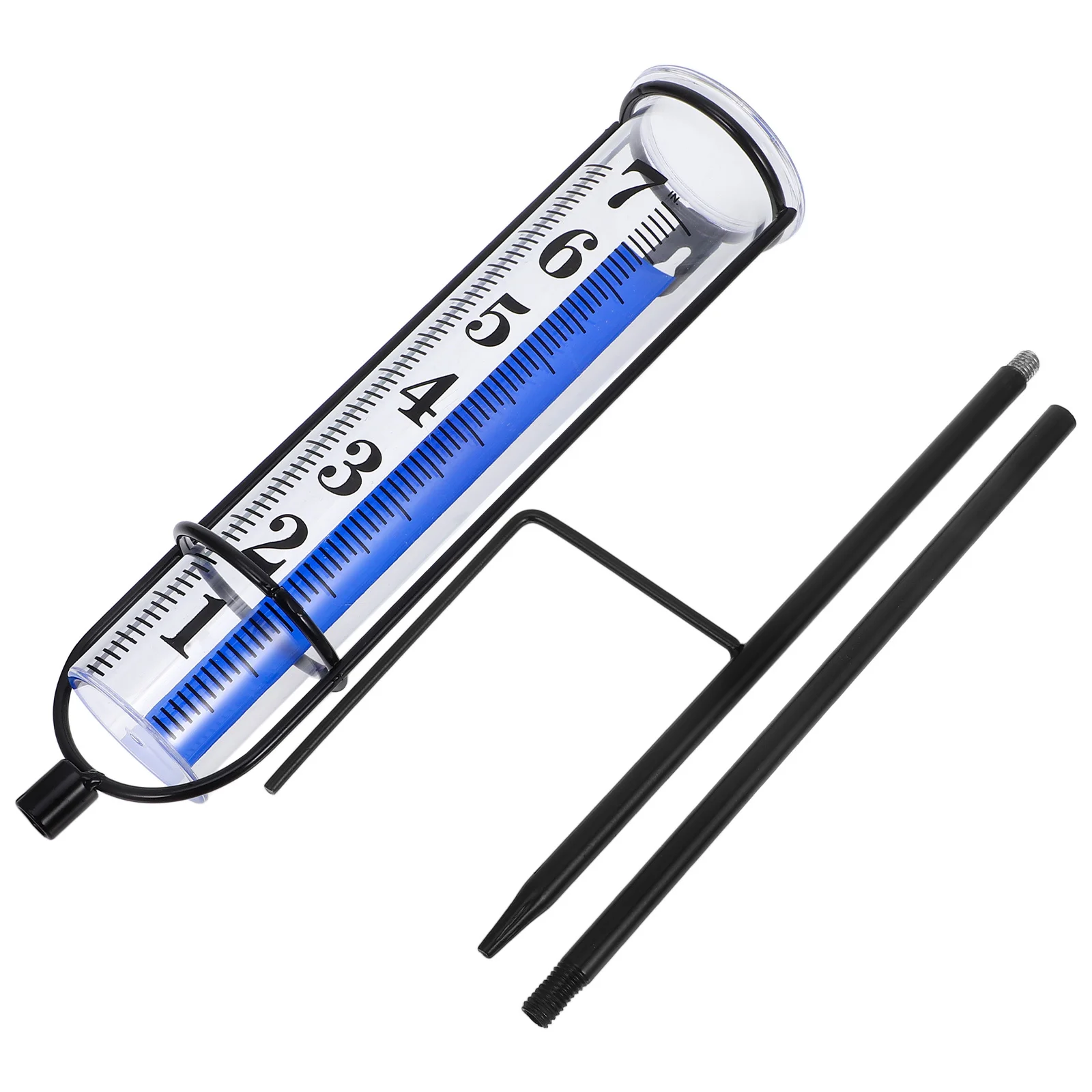 

Outdoor Rain Gauge for Garden with Removable Glass Tube Weather Monitoring Tool for Accurate Rainfall Measurement in Yard