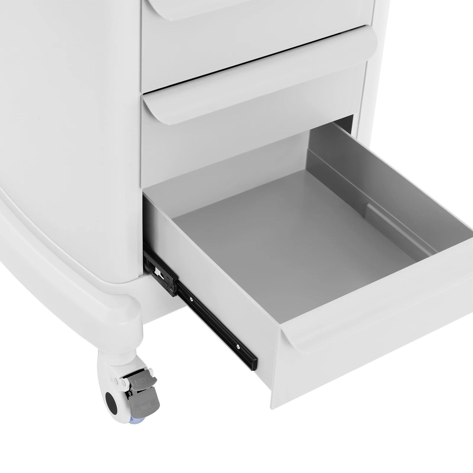 3 layer Beauty Rolling Cart Salon Roller Trolley Cosmetic Instrument Cart SPA Stand Storage Rack For Beauty Machines