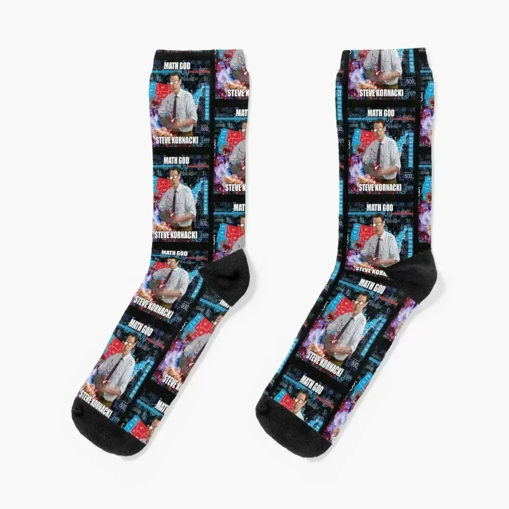 Math God Steve Kornacki Socks aesthetic cool Socks For Women Men's