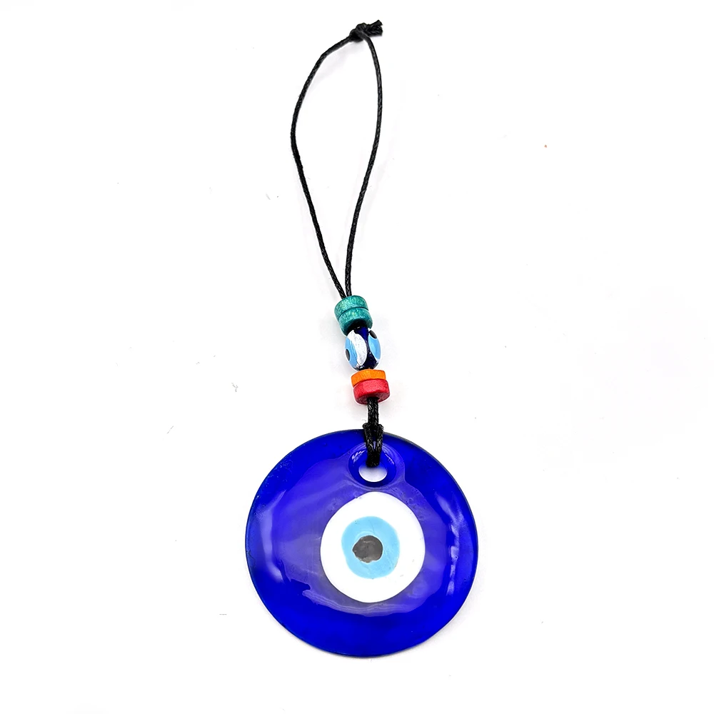 Glücksbringer-Autoanhänger mit türkischem blauem Bösen-Auge, Schlüsselanhänger, Perlen, Wanddekoration für Zuhause, Wohnzimmer, Schmuckzubehör – Detail 8