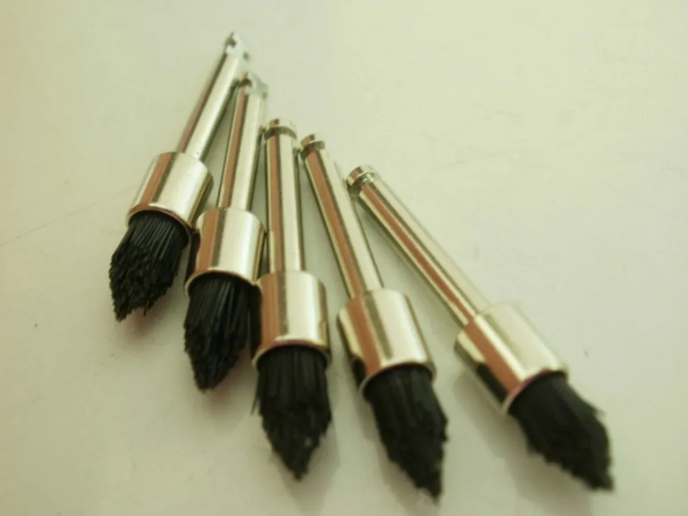 1000PCS Prophy Brush Dental Polishing Latch Style Tapered Black Bristle Filament Prophylaxis Brush for Dentists PB360 view 6