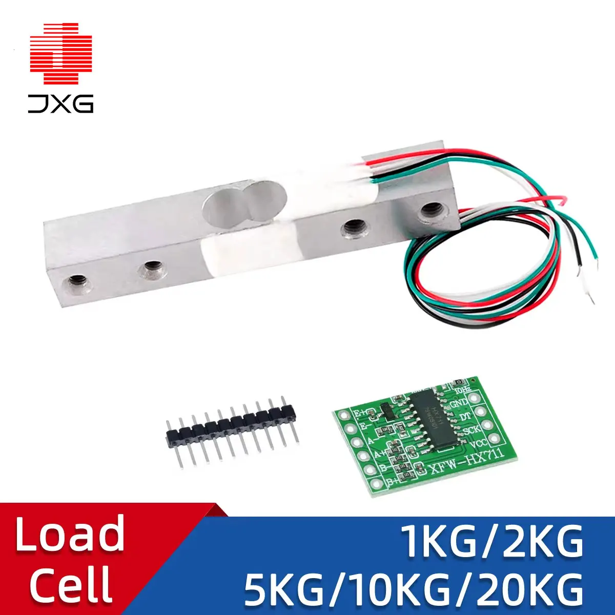 Mini Load Cell Module HX711 AD 1kg-20kg Weight Sensor Kitchen DIY Weighing Pressure Measurement Tool
