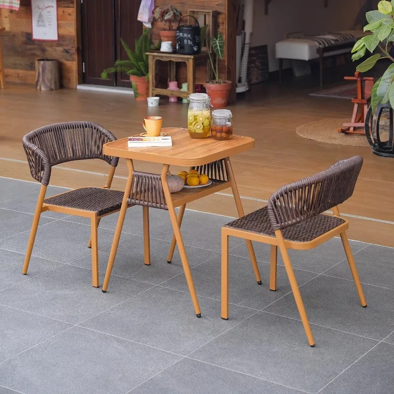 Small apartment Internet celebrity table and chair simple cafe small