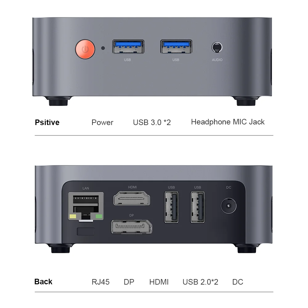 كمبيوتر Ninkear MBOX 11 Mini Intel N150 حتى 3.6 جيجا هرتز 16 جيجا بايت DDR4 512 جيجا بايت SSD يدعم 2 شاشة 2.4 جيجا + 5 جيجا واي فاي HDMI 3.0*2 كمبيوتر ويندوز 11