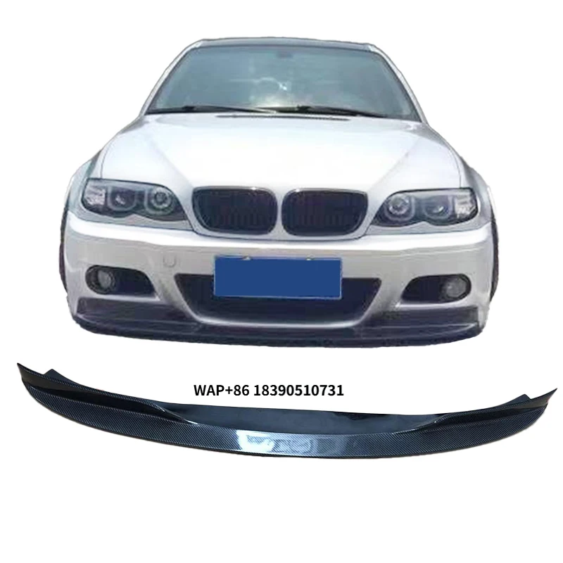 

All Years M-Tech Carbon Fiber Fibre Front Bumper Lip for E46 M3 Bumper M MT Style Sport Coupe