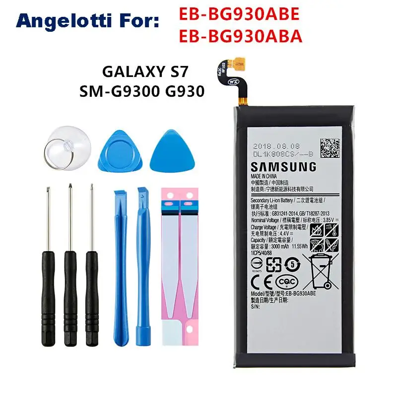 Angelotti-batería para Samsung Galaxy S6 S6 Edge/Plus S7 S7 Edge S8 S8 Plus + S9 S9 Plus S10 S10E S10 Plus S20 S20 + S20Ultra