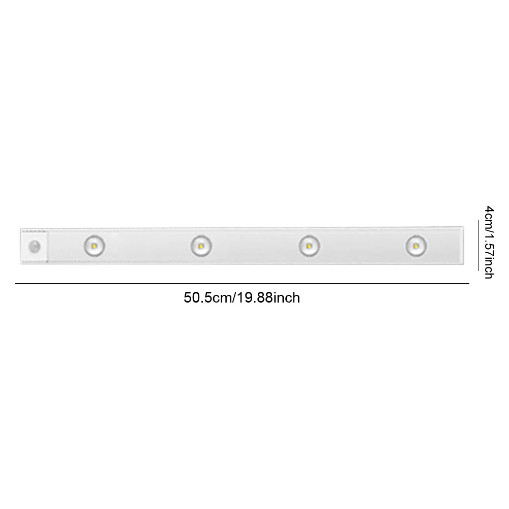 Under Cabinet Light LED Motion Sensor Light 3 Color Dimmable Kitchen Night Light Dimming Hill Light for Wardrobe Closet Cabinet