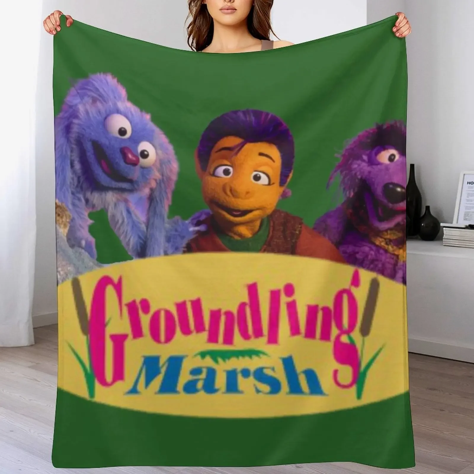 Groundling Marsh Throw Blanket Versatile Cozy Throw Blanket for All Occasions