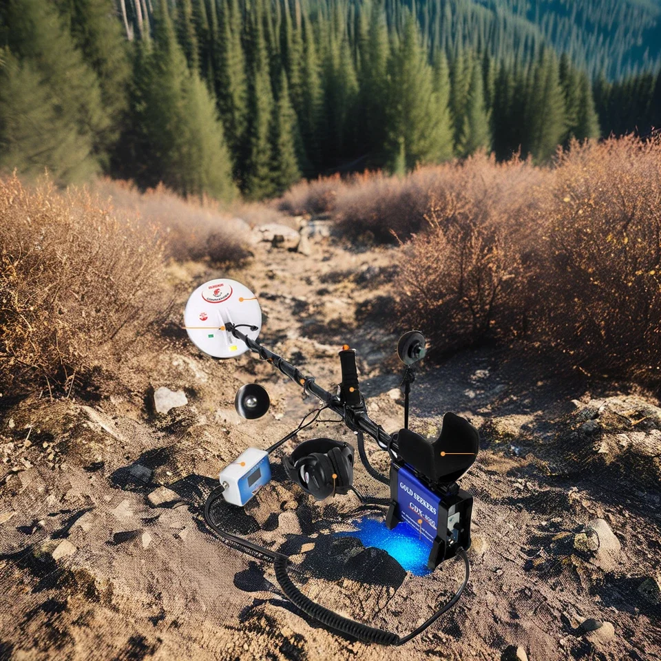 

Высокочувствительный искатель золота, 11-дюймовая поисковая катушка, IP67, водонепроницаемая, 5 Вт, гарантия 1 год, подземный металлоискатель для золота, серебра