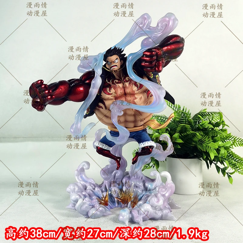 

40CM One Piece Jt Dream Fourth Gear Ghost Island Luffy Gk Figure One Piece Anime Character Ornaments Cool Desktop Ornaments Gift