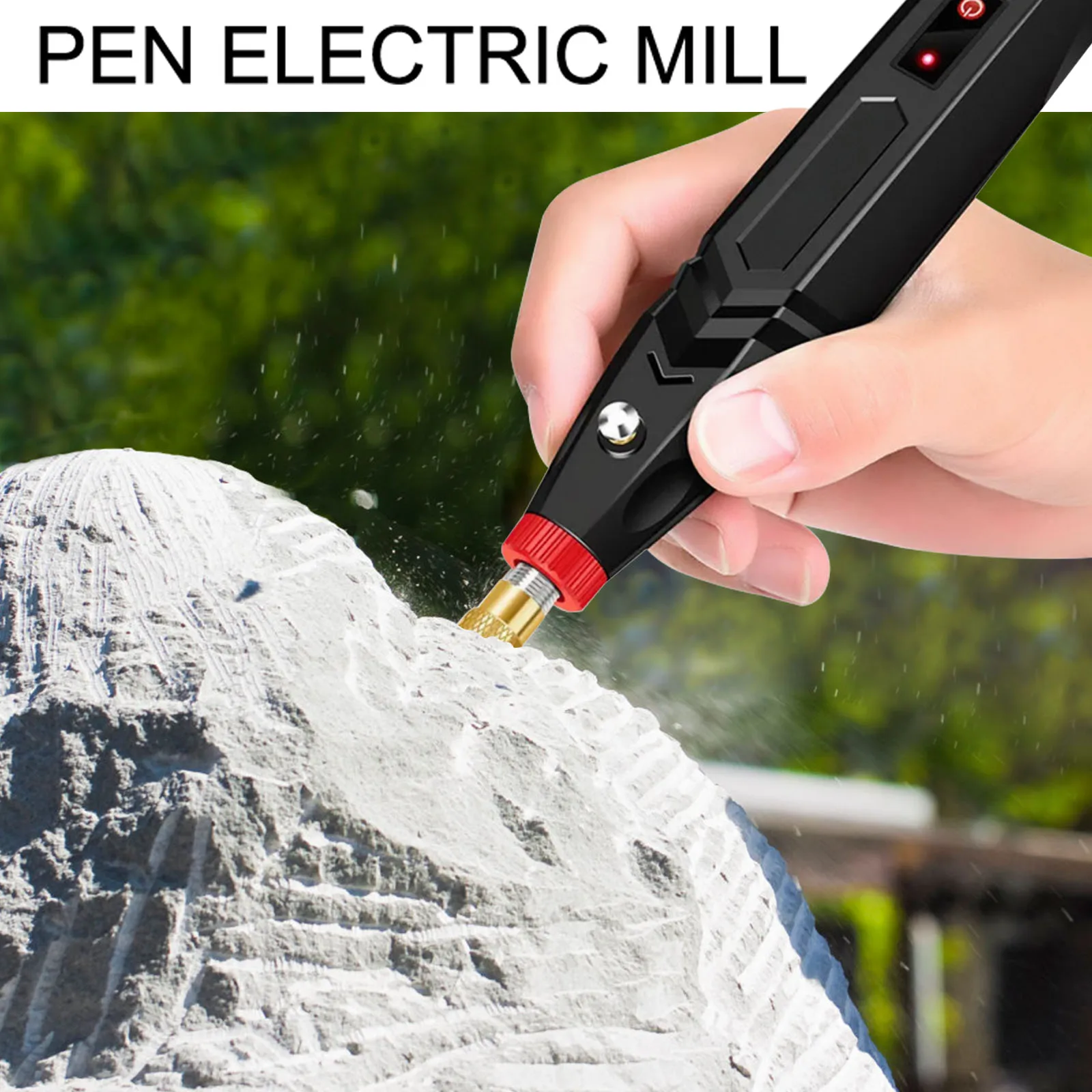 Mini Electric Engraving Pen Micro Engraver Rotary Tool Grinding Polishing Carving Wireless Grinder Lithium Battery