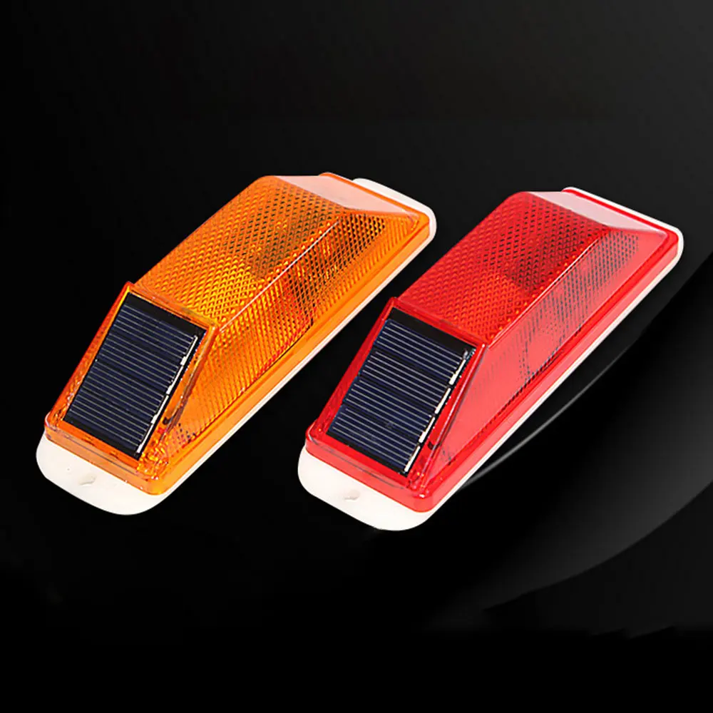 Warning LED Lamp Strobe Solar Lamp Solar Warning Lamp Chip Control Bridge Night Driving Safety Light Traffic Caution Light