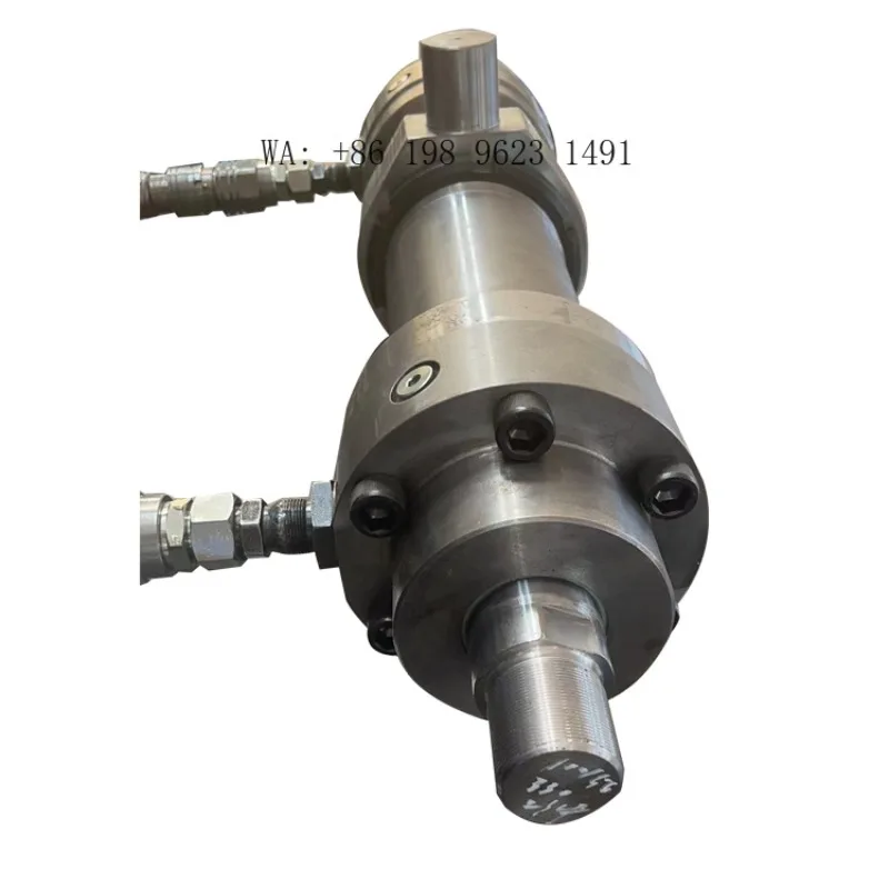 Front Flange Mounted Hydraulic Cylinder 100 56-330 With Buffer Sensor High Precision Industrial Oil Cylinder