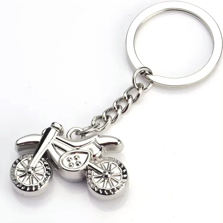 Personalized Creative Motorcycle Model Metal Car Keychain Man Bag Pendant Car Key Ring Creative Birthday Gift