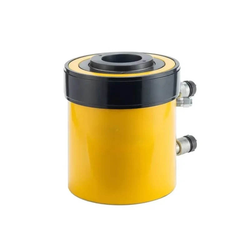 Dual Dust Wipers Steel Hydraulic Cylinders Double Acting Hollow Plunger for Mining & Engineering Tools Jacks