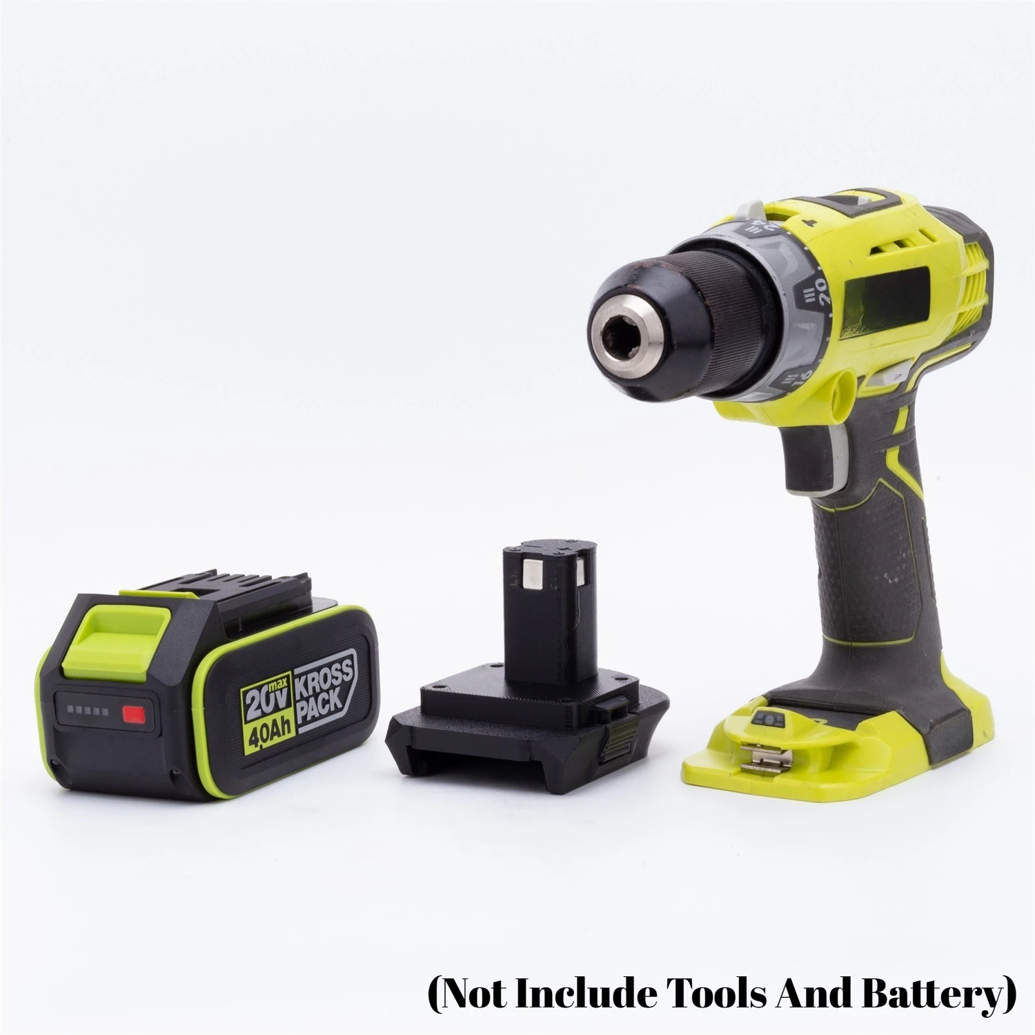 

Converter Adapter For Worx 20V 5pin Lithium Batteries To For RYOBI 18V Cordless Tool (Not Include Tools And Battery)