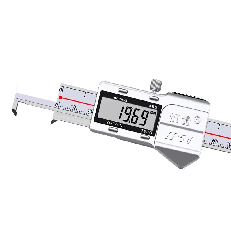 High Precision Stainless Steel Groove Digital Caliper Inner Card Slot Distance Measuring Tool 0.01mm Accuracy