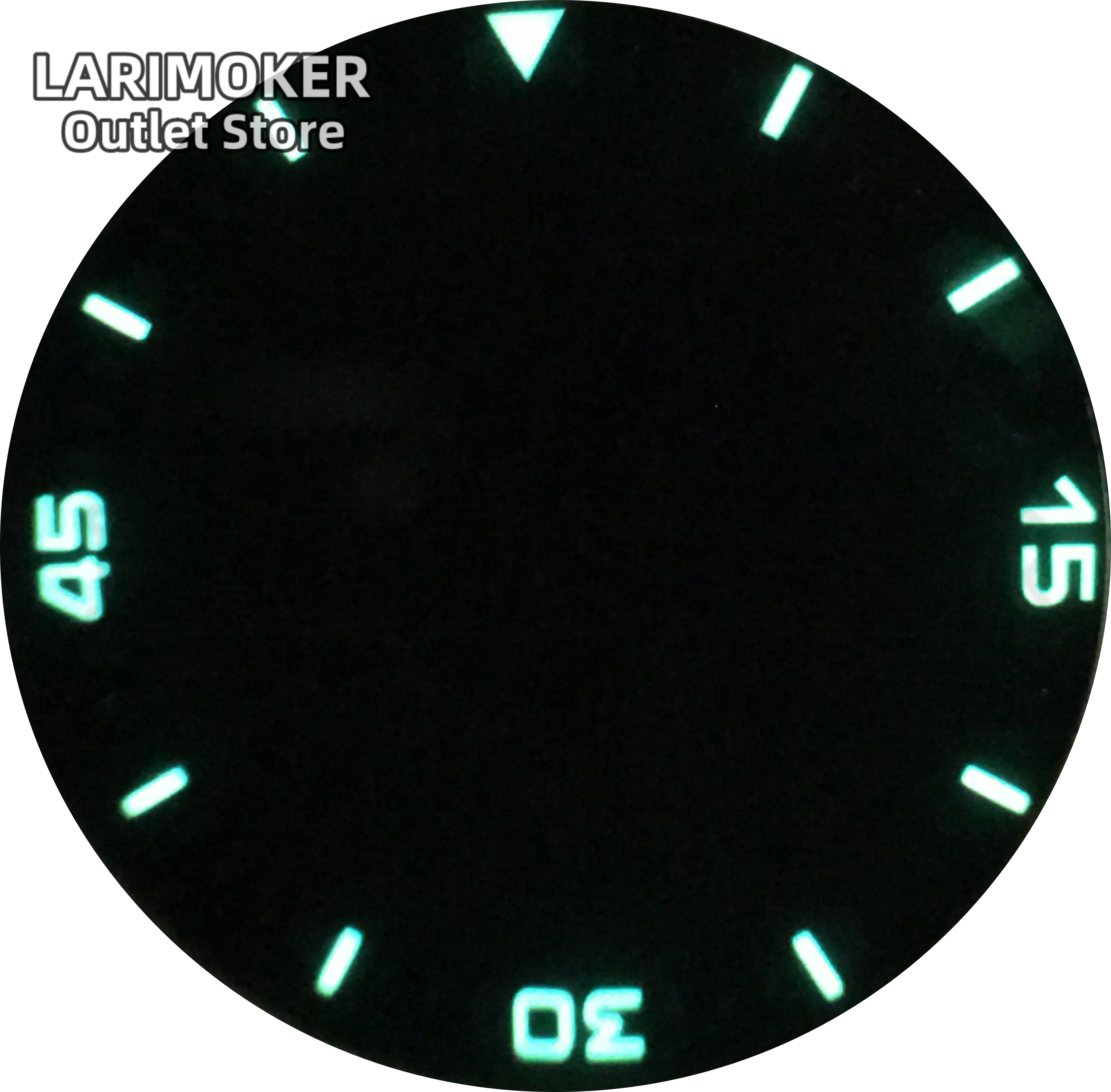 LARIMOKER 40MM matte dome sapphire glass stainless steel case ceramic luminous bezel Fit NH35 ETA2824 PT5000 Miyota8215 Movement