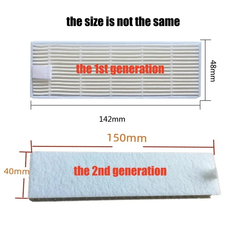 Vacuum Cleaner Dust Box Hepa Filter for Ilife A7,SilverCrest SSRA1,TESLA RoboStar T80 Pro Robot Vacuum Cleaner Parts Replacement