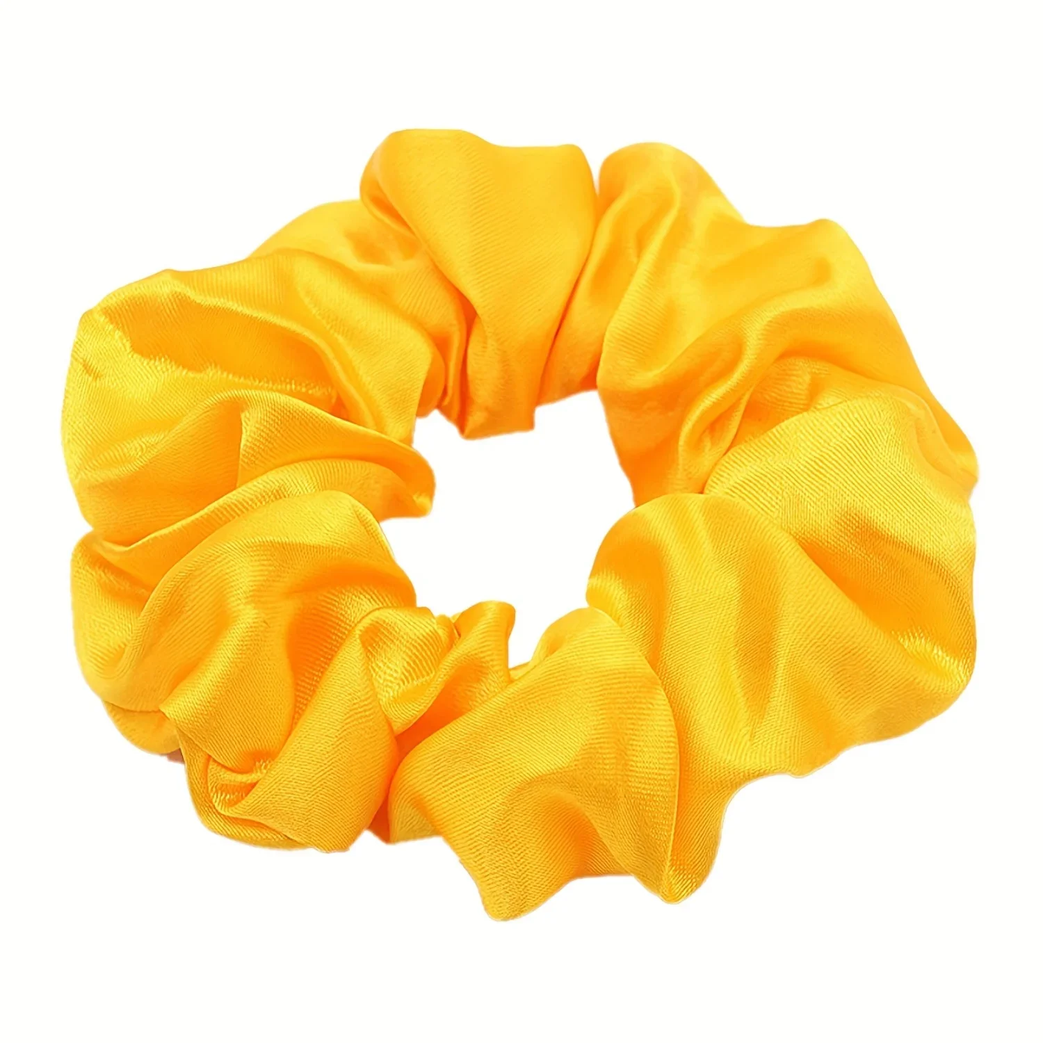 40pcs Vibrant Imitation Silk Hair Scrunchies Set - Soft, Silky, and Gentle Hair Ties for Women - Solid Color Hair Rope Ponytail