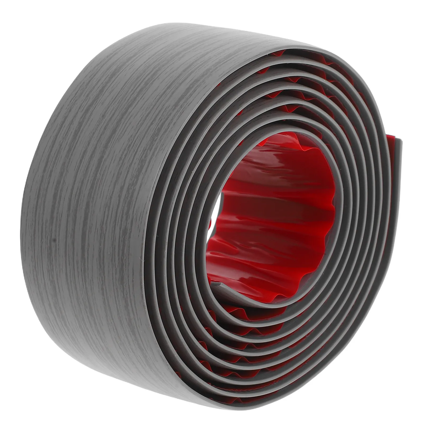 Perfil de Transición Flexible Autoadhesivo para Suelos, Borde de Umbral de Puerta para Unir Alfombra con Loseta o Suelo de Madera, Cubre Juntas, Seguridad