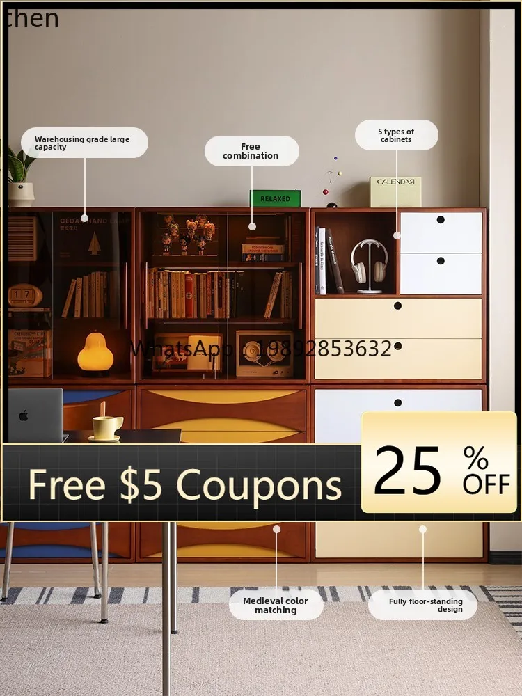 

U2 dining side cabinet living room bedroom wall storage bookcase