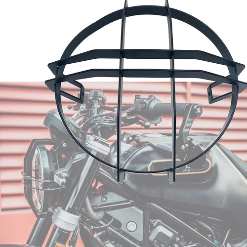 Imagen 2 del producto Para Svartpilen 401 250 2020-2023 Protector de faros de motocicleta rejilla de faro Svartpilen 401 parabrisas ajustable