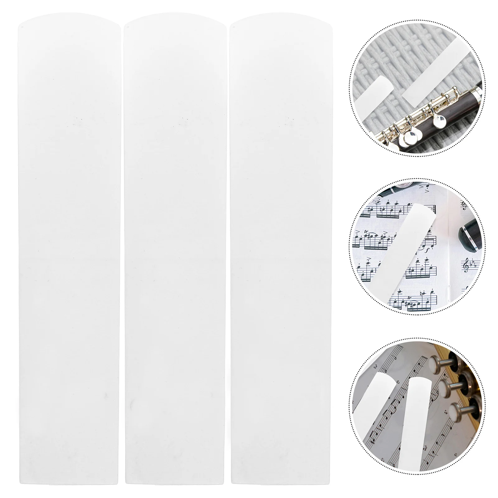 

Resin Clarinet Reeds Durable Compact Replacement Reed for Accessories Performance Thin Tip Easy Install Premium Material