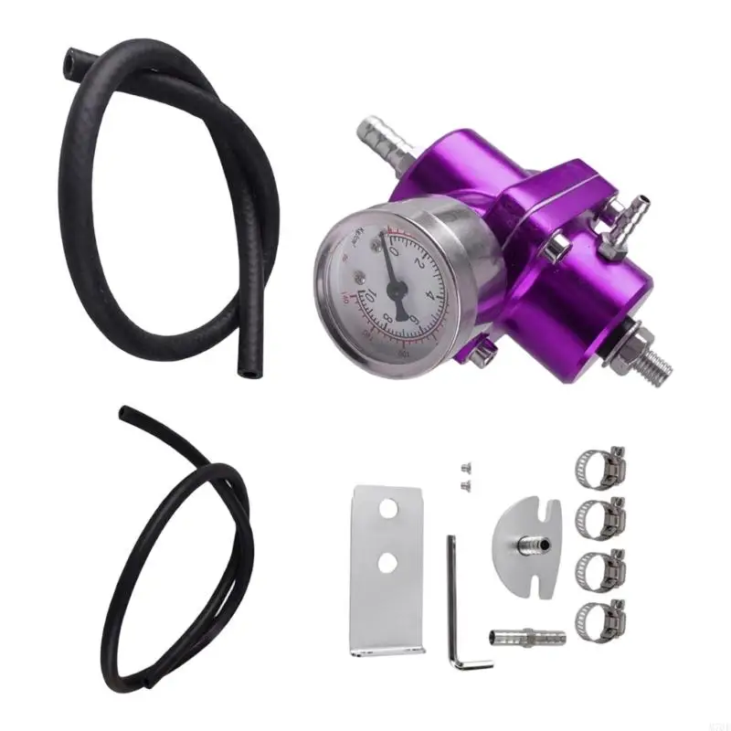 M76E Einstellbarer Kraftstoffdruckreglersatz mit 0–140 PSI Druckmesser und Aluminiumgehäuse für die Reparatur des – Detail 10