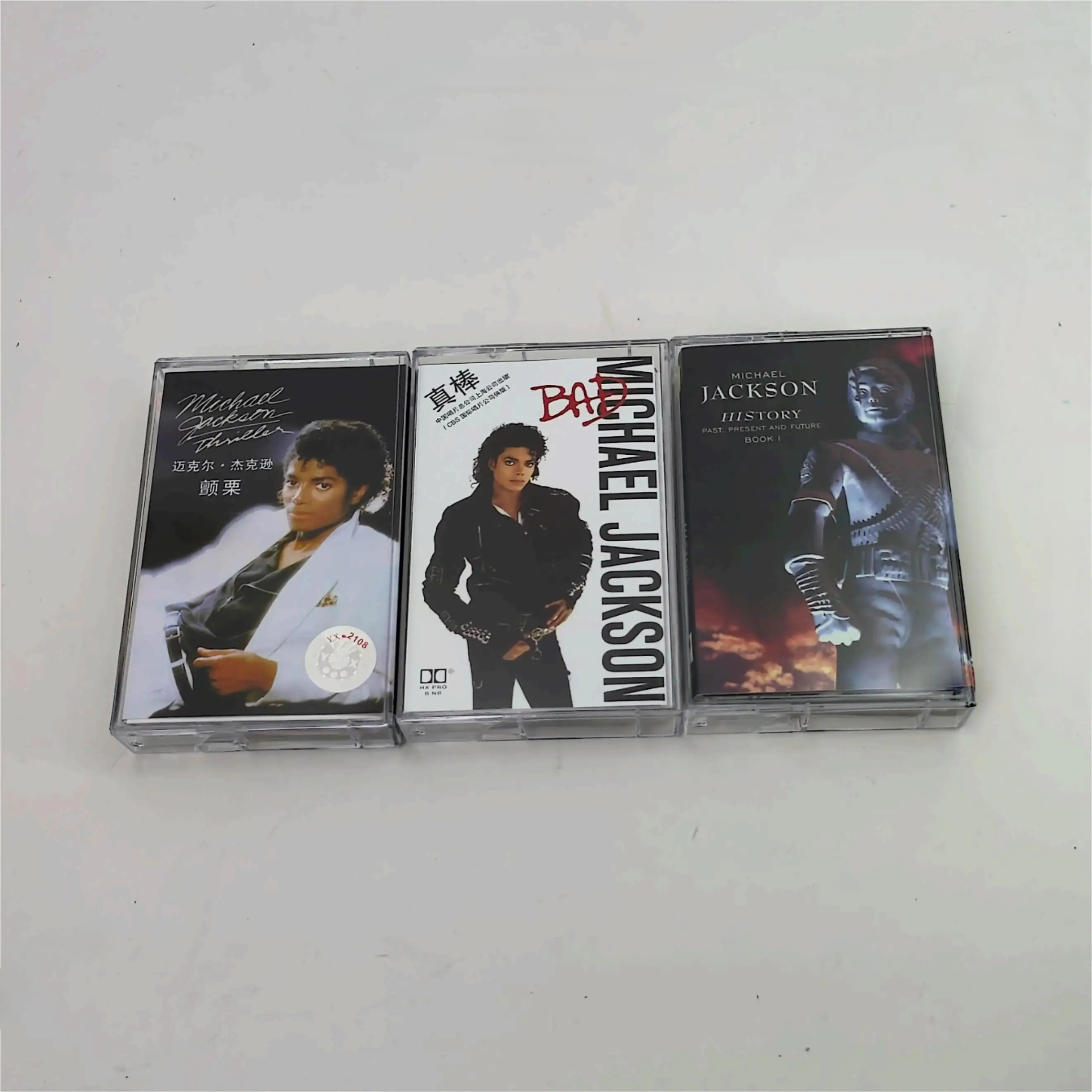 MJ Michael Jackson Muziek Tape Thriller Album Gevaarlijk Beat It Cassettes Cosplay Recorder Auto Walkman Soundtracks Box Collectie