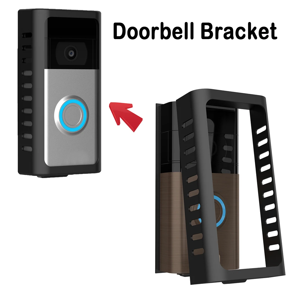 Video Doorbell Bracket Stainless Steel Mounting Bracket  Easy Installation for Ring Video Doorbell