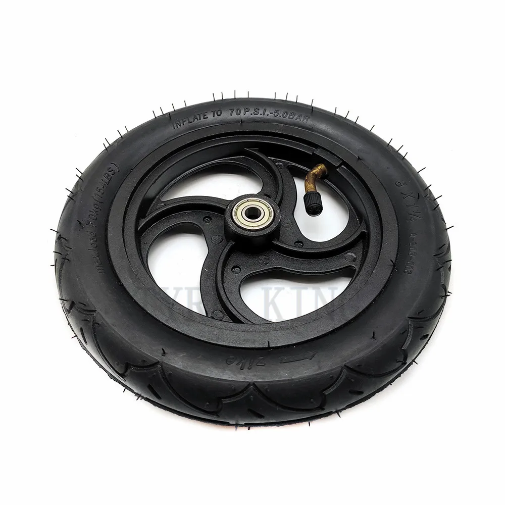 Good Quality 8 Inch Wheel Tyre 8x1 1/4 Inner Outer Tire with  Alloy Hub for Kickscooter Scooter Accessories