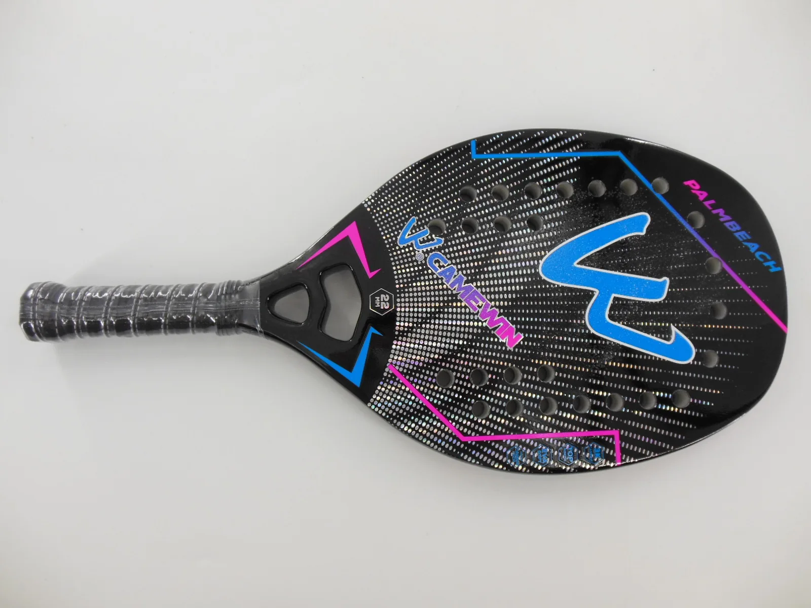 Beach Tennis padel Rackets 1PAIR Carbon and Glass Fiber Tennis Racquets With Protective Bag 2 Free Tapes Balls and Wristbands