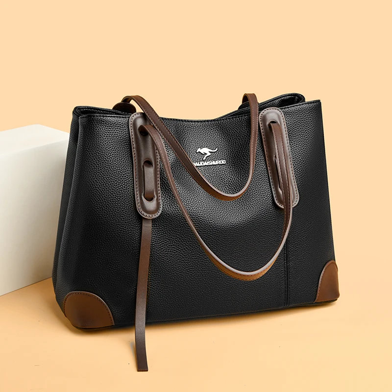 

Роскошные дизайнерские сумки Женские сумки Сумки на плечо для женщин Модная большая вместительная мягкая кожаная женская повседневная сумка-тоут Sac A Main