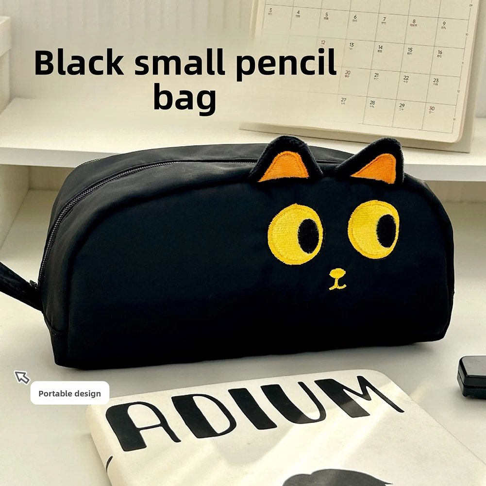 Cute 3d Cartoon Stationery Storage Bag Large Capacity Aesthetic Pencil Pouch Daily Homework Backpack Accessory For School Kids