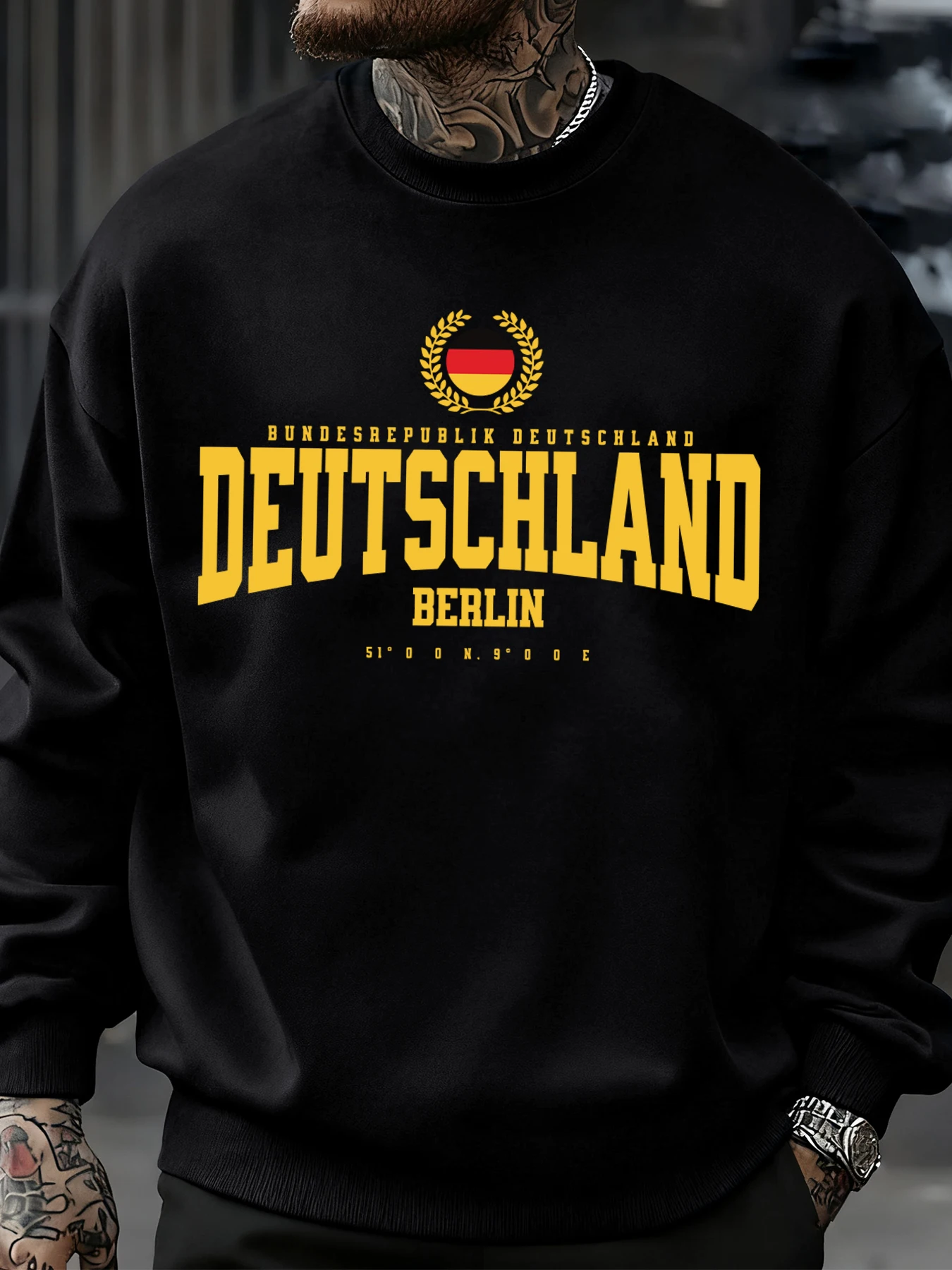 

Deutschland Berlin толстовка с буквенным принтом для мужчин с круглым вырезом мягкие топы модная уличная одежда повседневный флисовый пуловер одежда в стиле хип-хоп