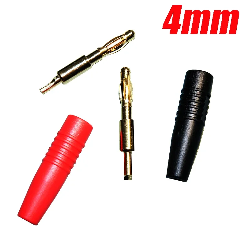 4MM Gold Plated Banana Plug Bullet Connectors Model Charger Adapters