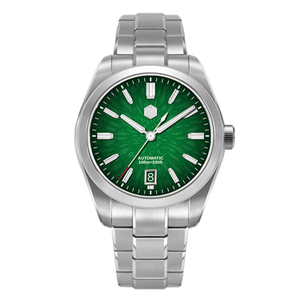 San Martin Originele GADA 36/39/42mm JianZhan Wijzerplaat Mannen Horloge Miyota 9015 Self-Wind BGW-X1 10Bar Saffier Reloj SN0144GS/X/L-3/4