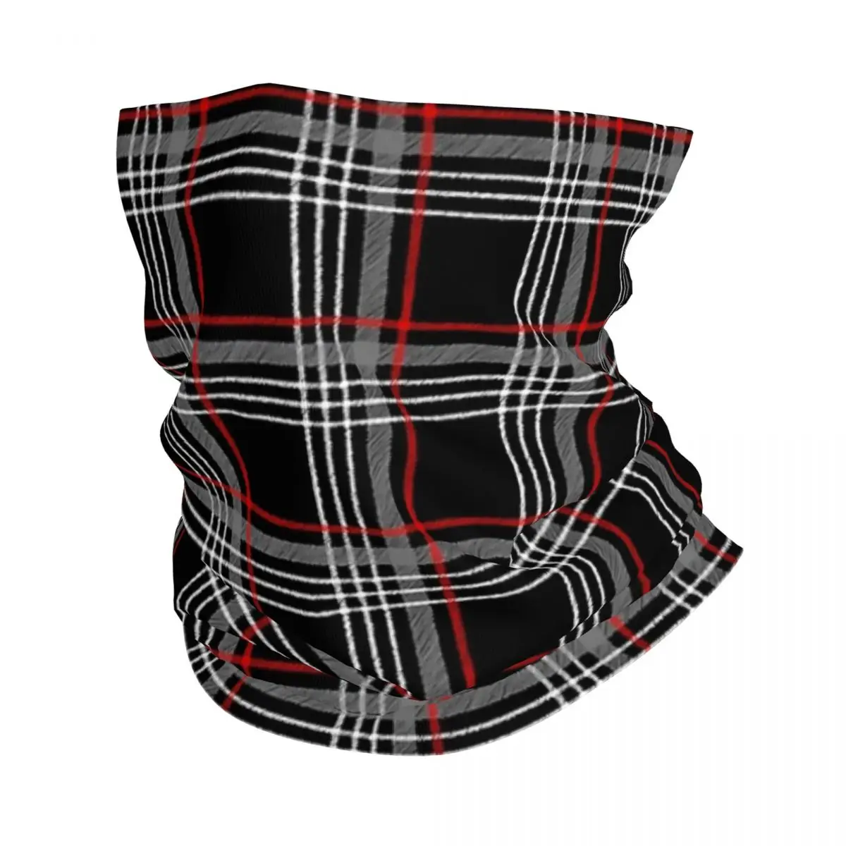 GTI Tartan Bandana Neck Gaiter Printed Magic Scarf Multi-use Balaclava Hiking Fishing Unisex Adult Winter