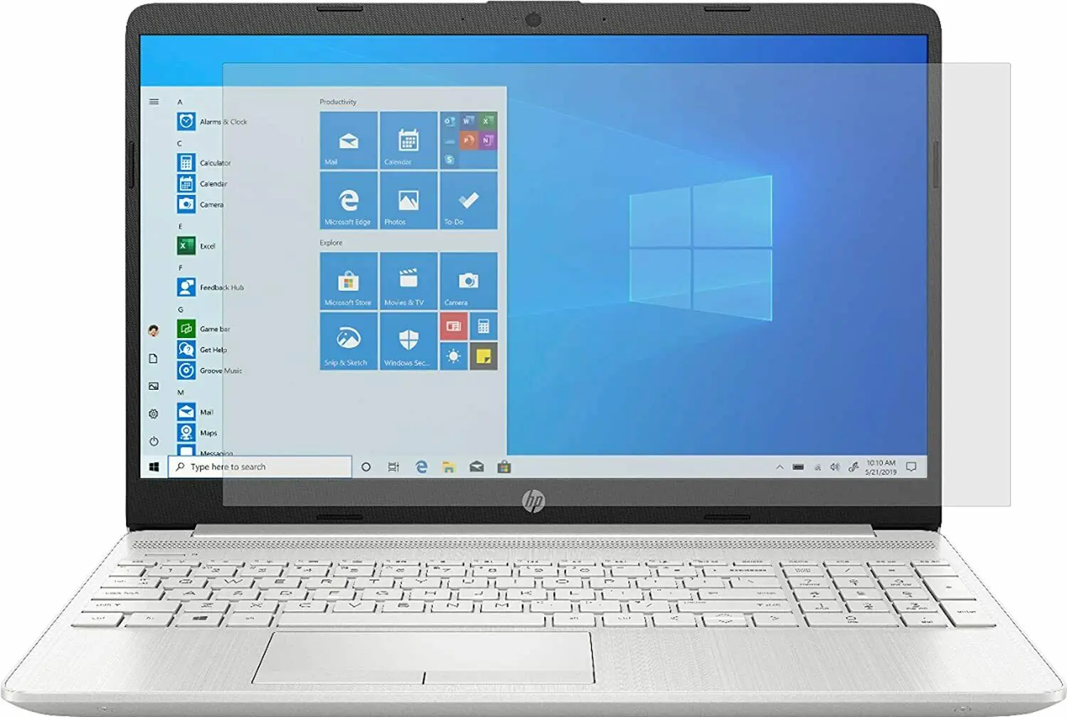 2PCS Ultra Clear Screen Protector Guard Cover Filter for HP Omen 15 15.6-inch Screen