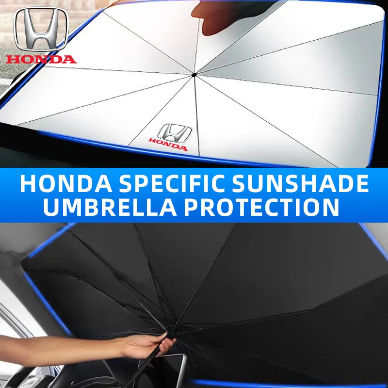 Car Windshield Sun Shade Cover Visor For Honda Fit Jazz GK5 Civic Type-R CRV Pilot Accord Insight Spirior City HRV Accessories