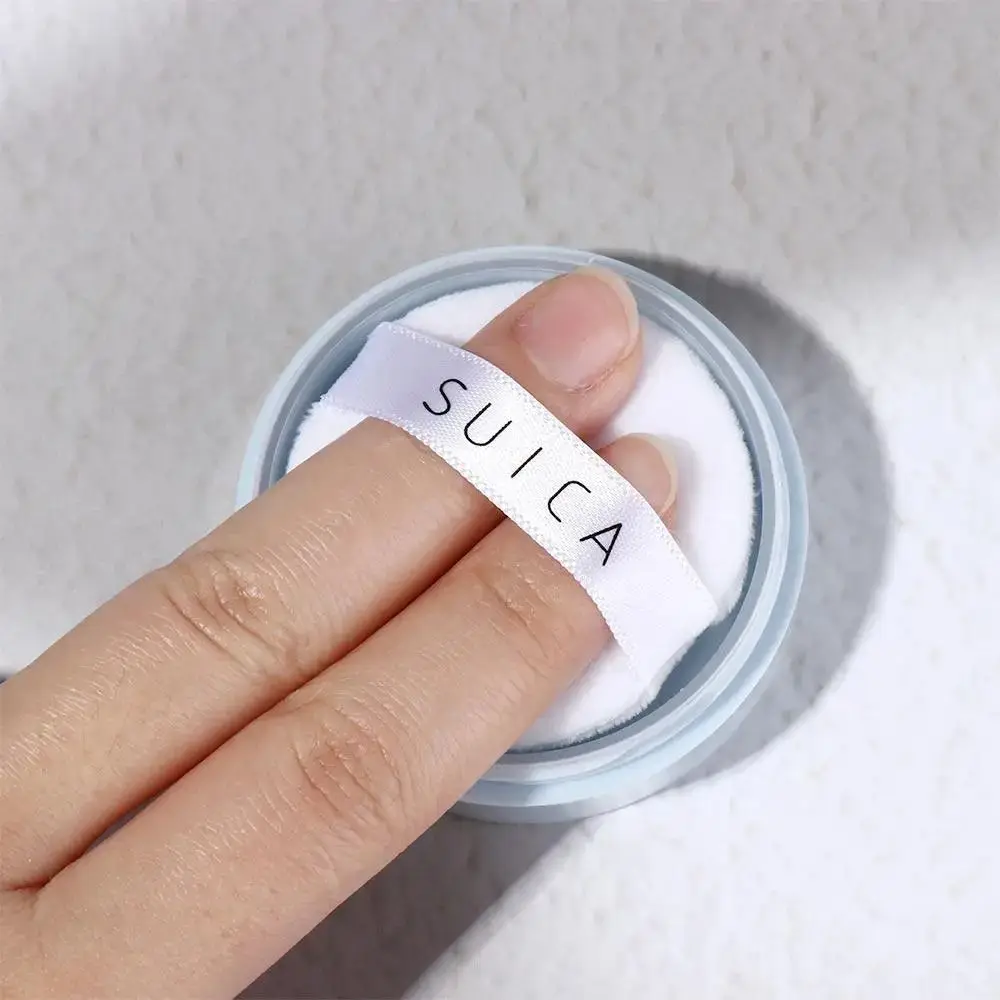 1 Uds nuevo subpaquete de polvo Puff frascos de polvo sueltos vacíos tapa blanca caja de polvo de dispersión de macarrón Mini contenedor de cosméticos de 5g