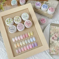 12PCS/SET 5ml Cannd Ombre Gel Fast Pat Gradient Painting Powder Blusher Design Soak Off UV LED Nail Gel Polish Manicure Products