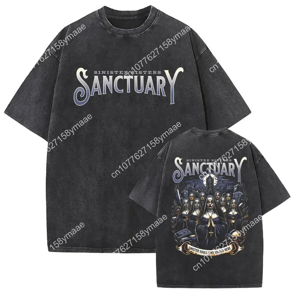 Christian Religious God News Jesus Loves You Retro Washed T-shirt Men Women Casual Oversized T Shirts High Quality Cotton Tshirt