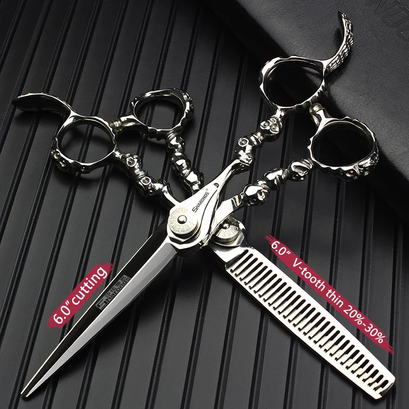 

SHARONDS Professional Hairdressing Scissors 6 Inch Barber Specialized Shears Hairdresser Dedicated Clippers Hair Cutting Tools