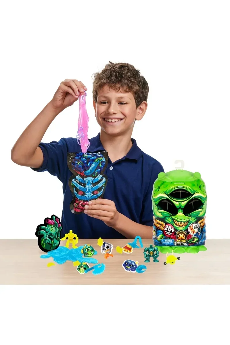 Original mistério caçador de tesouros alienígena autopsia surpresa caixa cega presente das crianças série colecionável brinquedo estatueta
