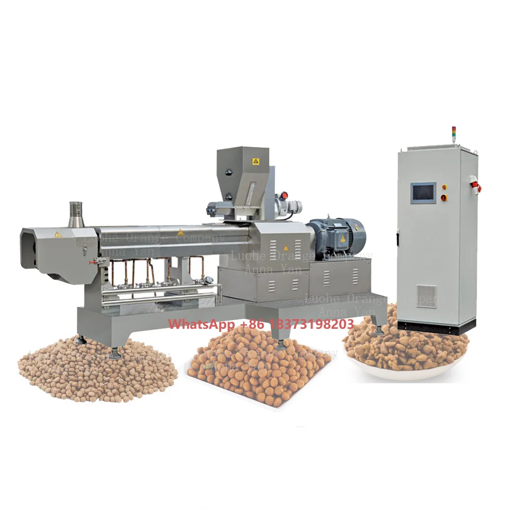자동 산업용 수족관 캣피쉬 사료 부유/침강형 제조 기계 애완동물 사료 제조 공장 사료 압출기