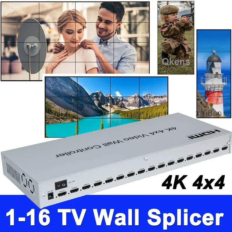 4K 4x4 HDMI Video Wall Controller Multi Screens Processor 2x6 1x3 1x4 1x5 2x2 2x3 2x4 4x2 3x2 3x3 3x4 3x5 TV Wall Video Splicer