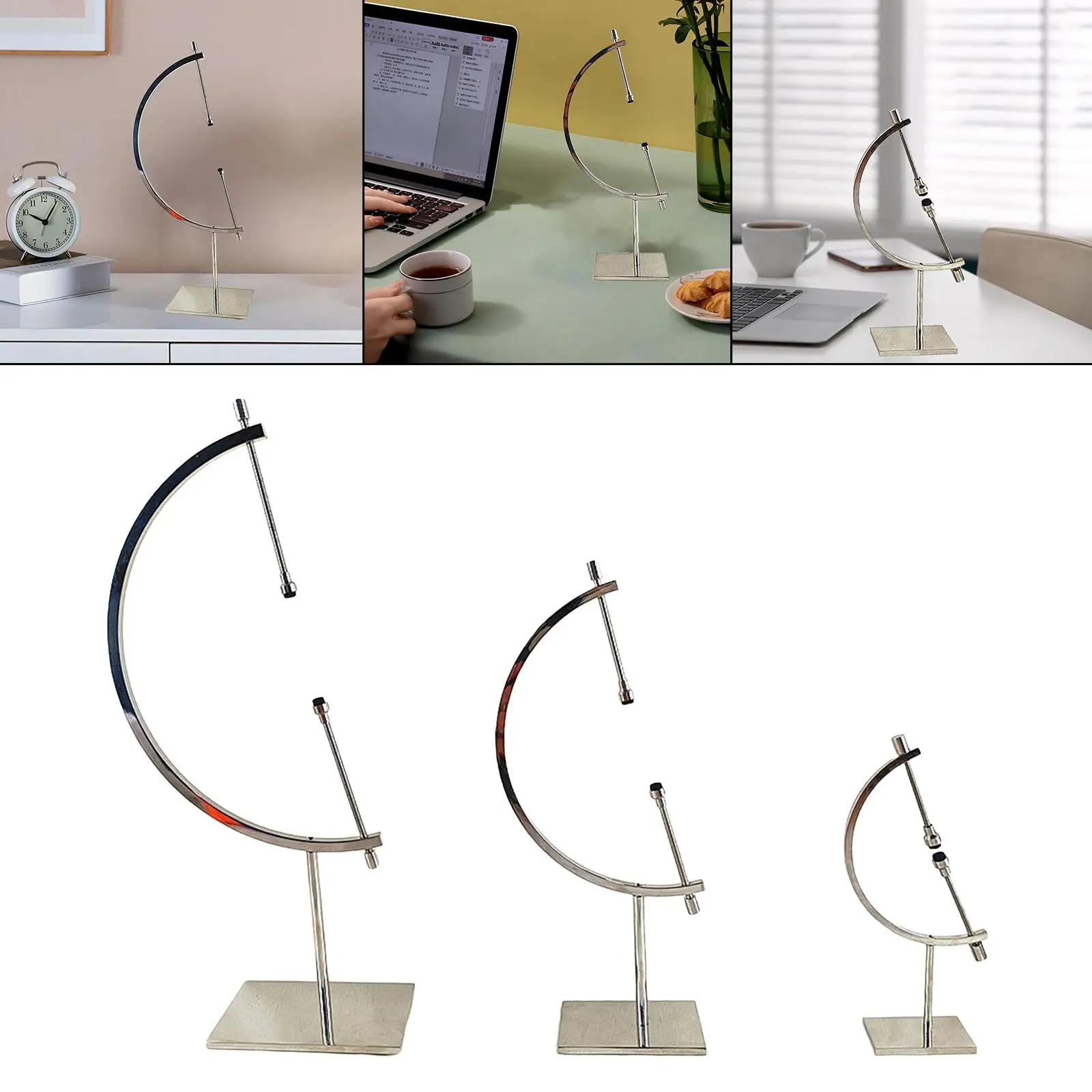 Metall Kugel Halter Messschieber Ständer Rack Anti Rost Globus Display Ständer Shell Schmuck Steine Dekoration